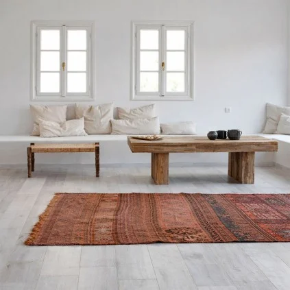 Piso laminado Splash Arctic Oak en una sala